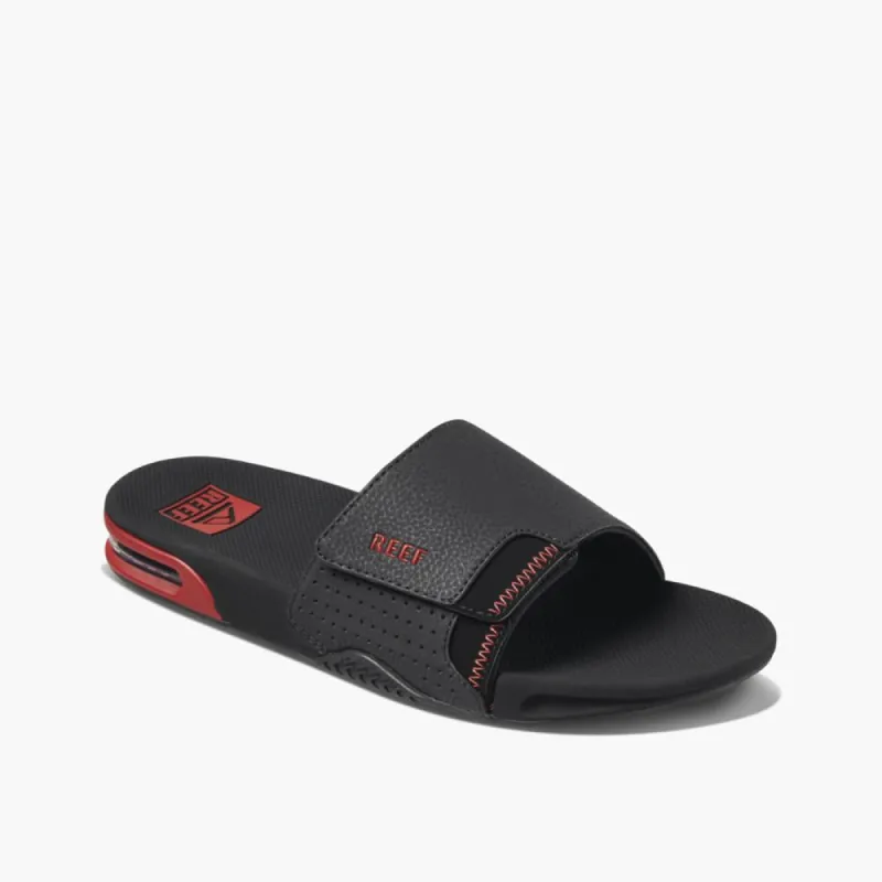 Reef Men FANNING SLIDE BLACK/RED sold by Reef