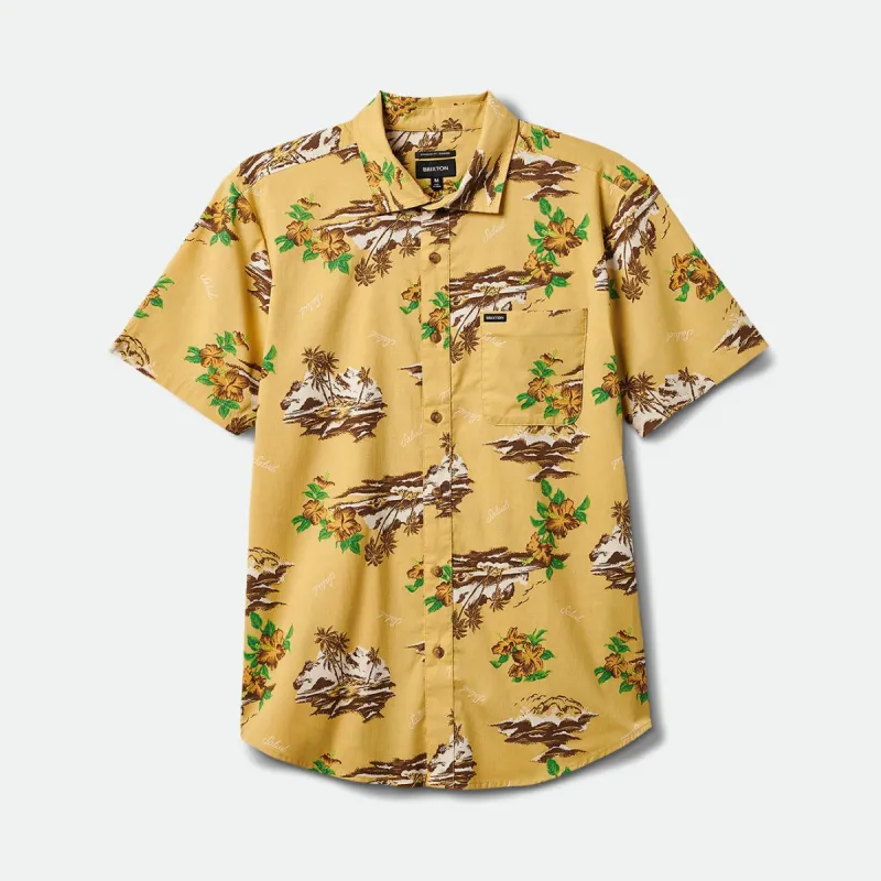 BRIXTON CHARTER PRINT S/S WVN - STAW/PARADISE sold by OAK