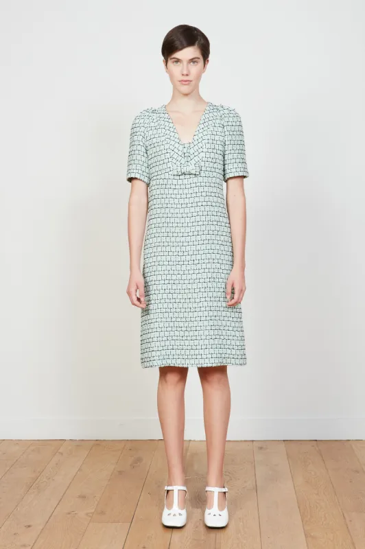 Robe en tweed coupe trapèze sold by Paul & Joe