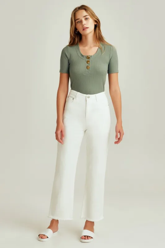DUNES JEANS ivory sold by The Fifth Label