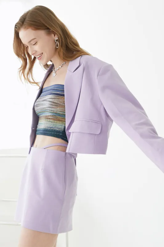 Hailey Oversized Cropped Jacket sold by storets