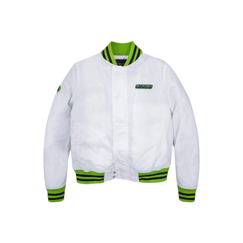 MOTORSPORT BOMBER JACKET WHITE sold by Stone & Co.
