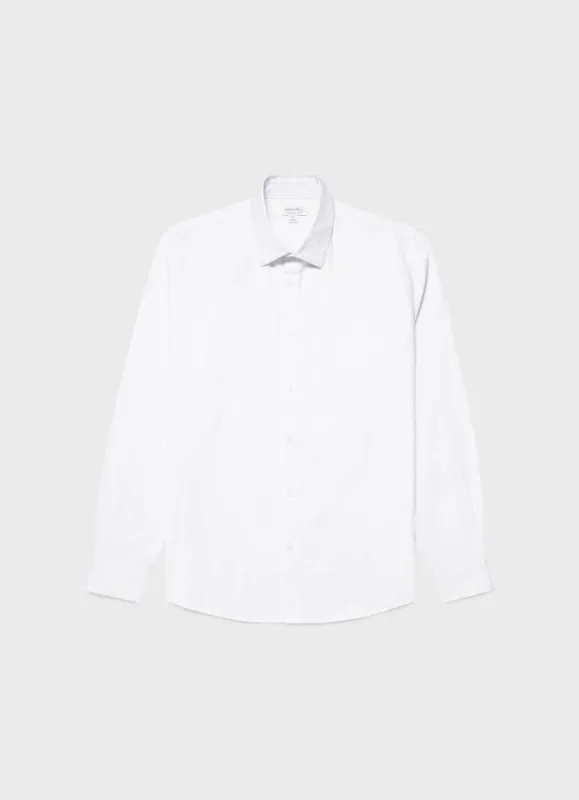 Men's Oxford Shirt in White sold by Sunspel