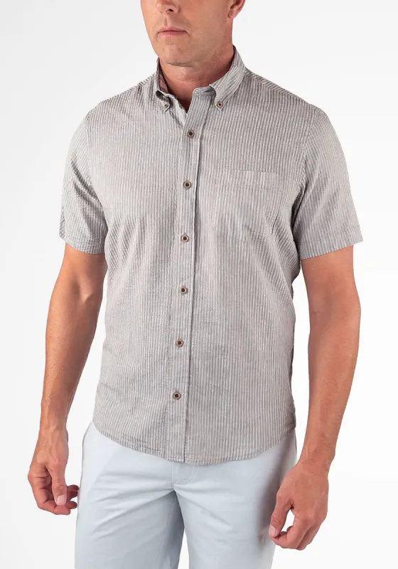 Shirt - Linen Blend Seersucker sold by Tailor Vintage