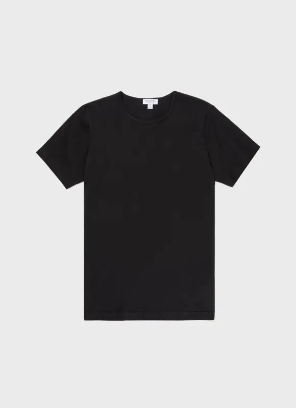 Men's Superfine Underwear T-shirt in Black sold by Sunspel