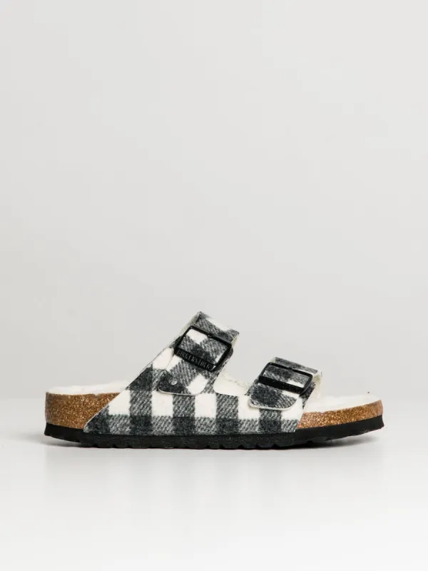 WOMENS BIRKENSTOCK ARIZONA SHEARLING NARROW SANDALS  - CLEARANCE sold by Blackwell