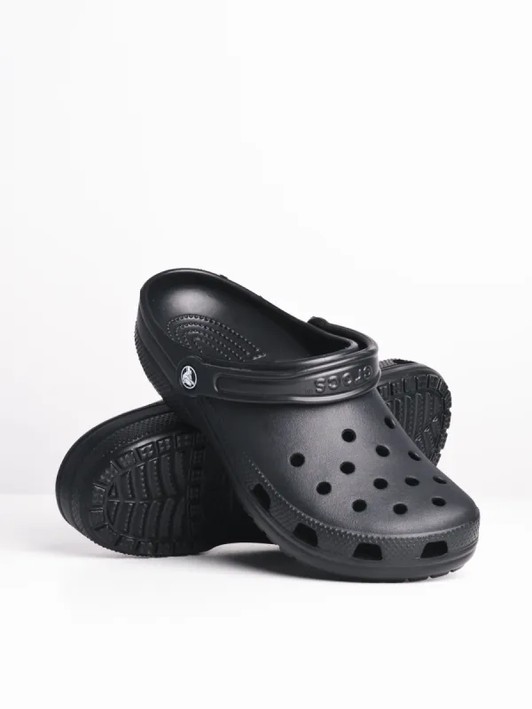MENS CROCS CLASSIC CLOGS - BLACK sold by Blackwell