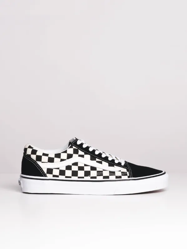 MENS VANS OLD SKOOL PRIMARY CHECKER CANVAS SNEAKER sold by Blackwell