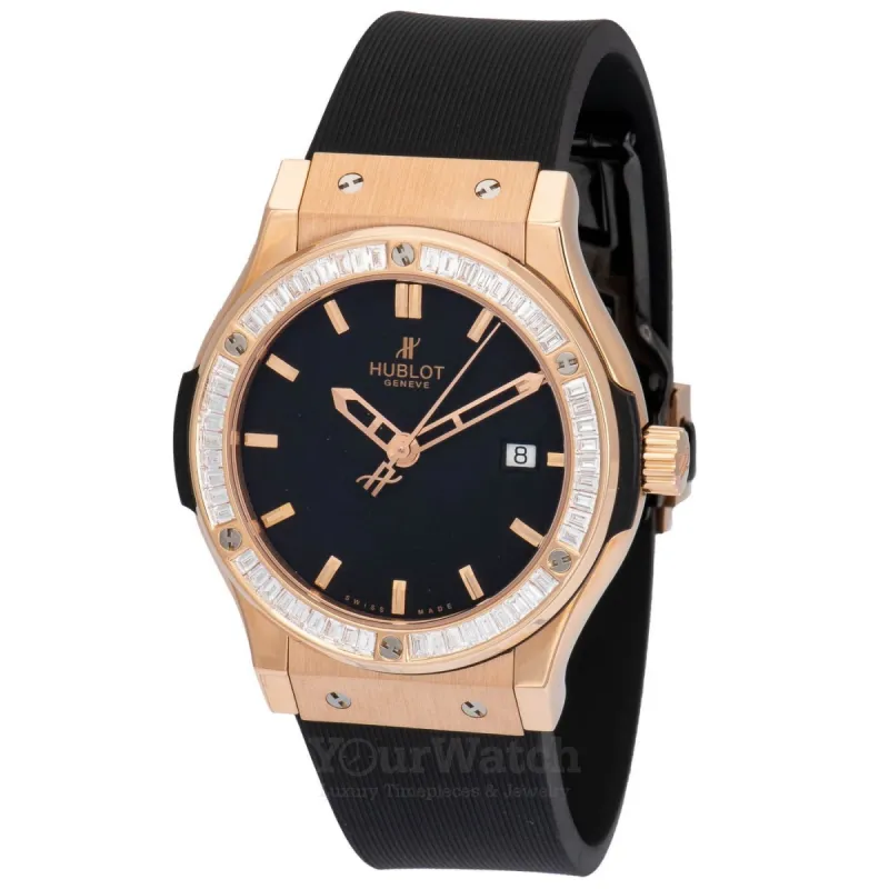 Hublot Classic Fusion 42mm Men's Watch with Baguette Diamonds 542.PX.1180.RX.1904 sold by Your Watch