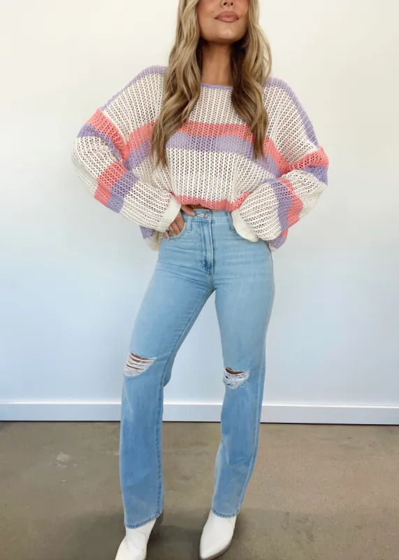 Just Black Light Denim Straight Jeans sold by LANE 201