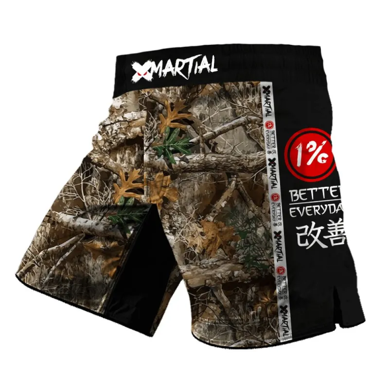 Forest Camo 2.0 Hybrid BJJ/MMA Shorts sold by XMartial