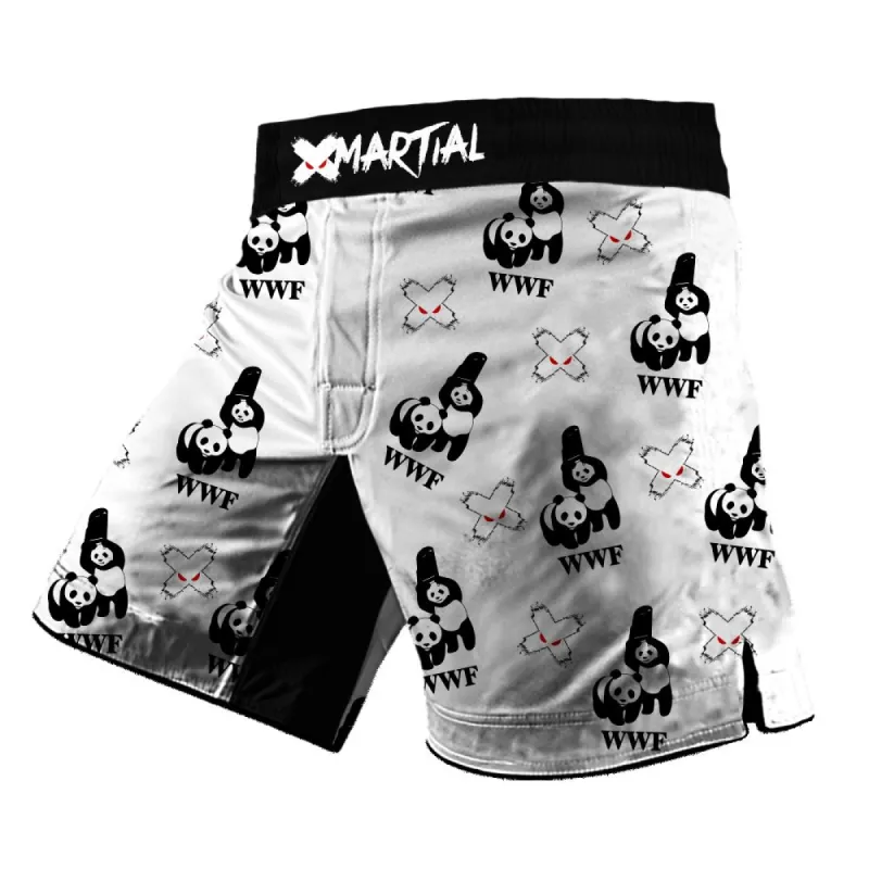 Panda Chair Shot 2.0 Hybrid BJJ/MMA Shorts sold by XMartial