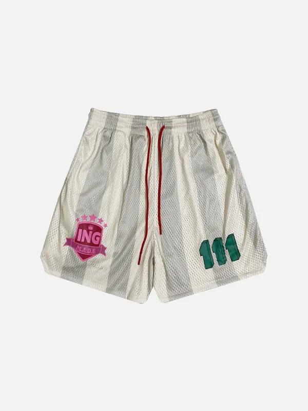 Aelfric Eden Stripe Polyester Drawstring Shorts sold by Aelfric Eden