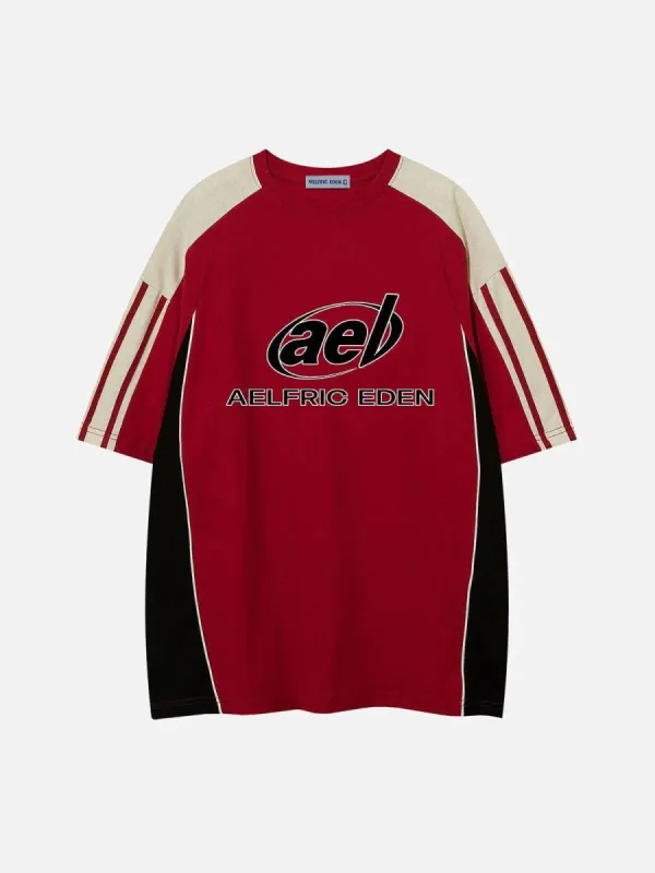 Aelfric Eden Color Block Speedway Tee | Parallel