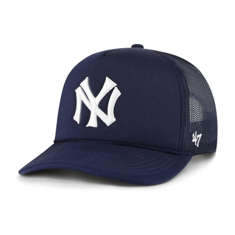 NEW YORK YANKEES COOPERSTOWN REWIND FOAM FRONT MESH '47 TRUCKER sold by 47