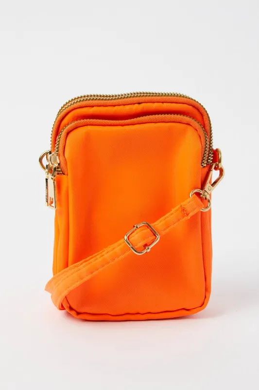 Orange Utility Crossbody Bag sold by Ally Fashion