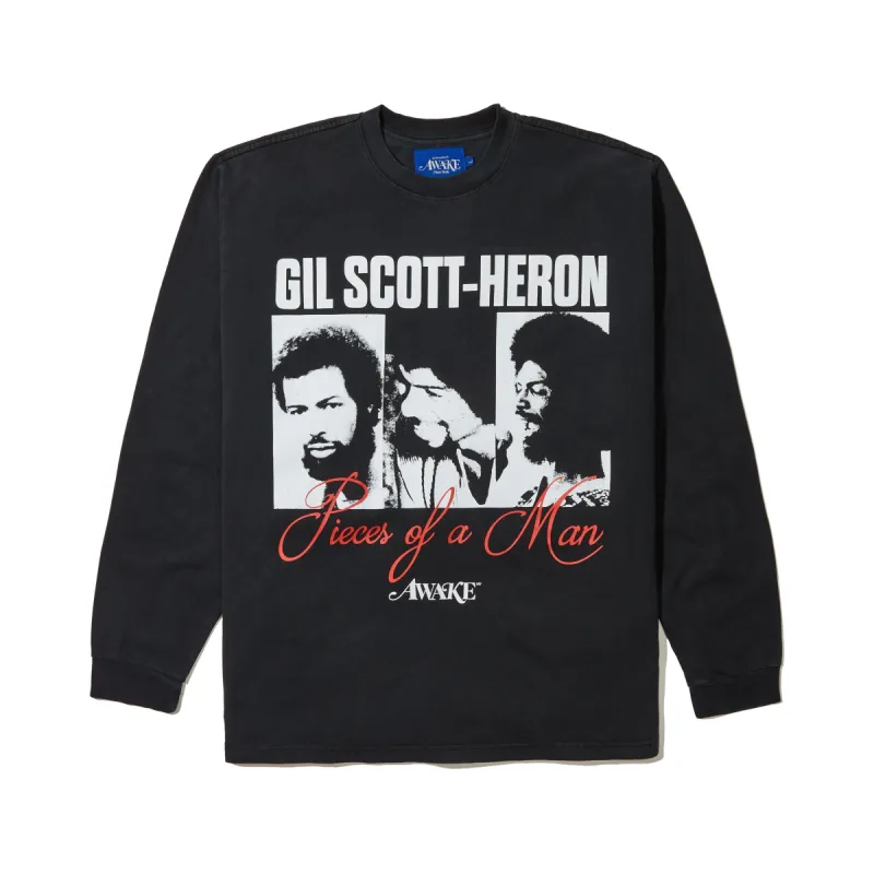 【関税込み】Awake NY ブラック Gil Scott-Heron Icon Tシャツ メンズ AWAKE NY ブラック Gil Scott-Heron Icon Tシャツ