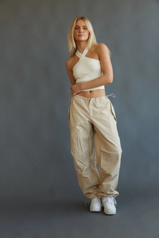 Shi Drawstring Parachute Pants sold by American Threads
