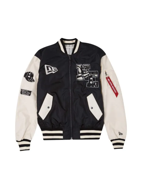 ALPHA x New Era レーダース L-2B フード付 ボンバージャケット ALPHA x New Era レーダース L-2B フード付 ボンバージャケット