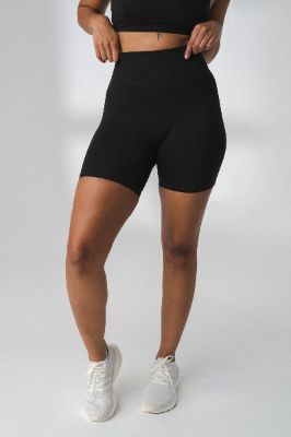 The Cloud Rider Short - Midnight - Black Triangle Logo - Revitalized sold by Balance Athletica