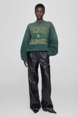 Jaci Sweatshirt Anine Bing California - Washed Faded Green sold by Anine Bing