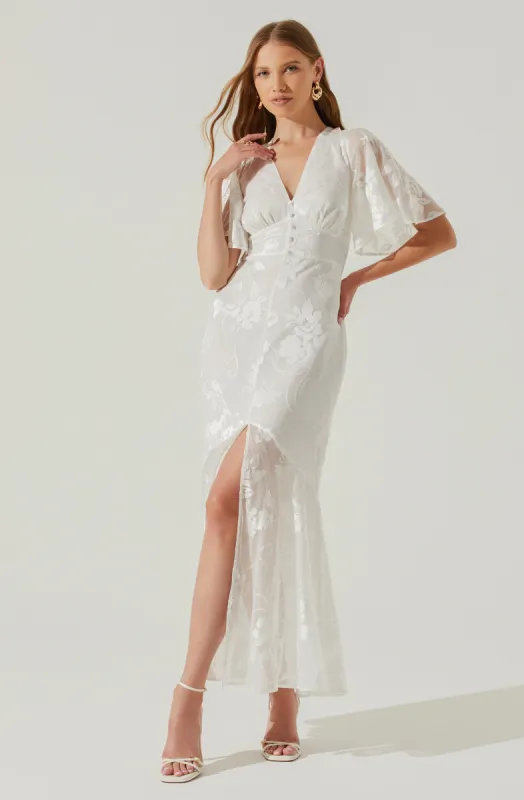 Jasmine Floral Midi Dress sold by Astr