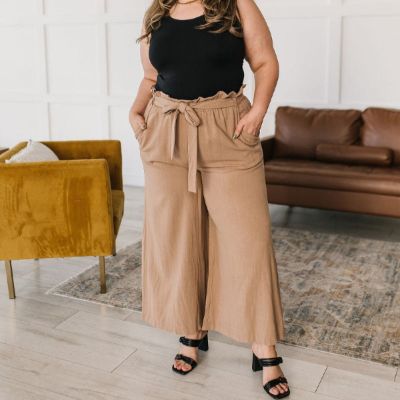 Where We Wander Wide Leg Pants sold by Boujee Boutique