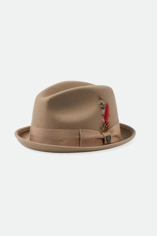 Gain Fedora - Sand/Mojave sold by Brixton