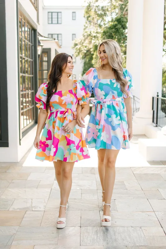Spring Crush Floral Dress sold by Bella Rose boutique