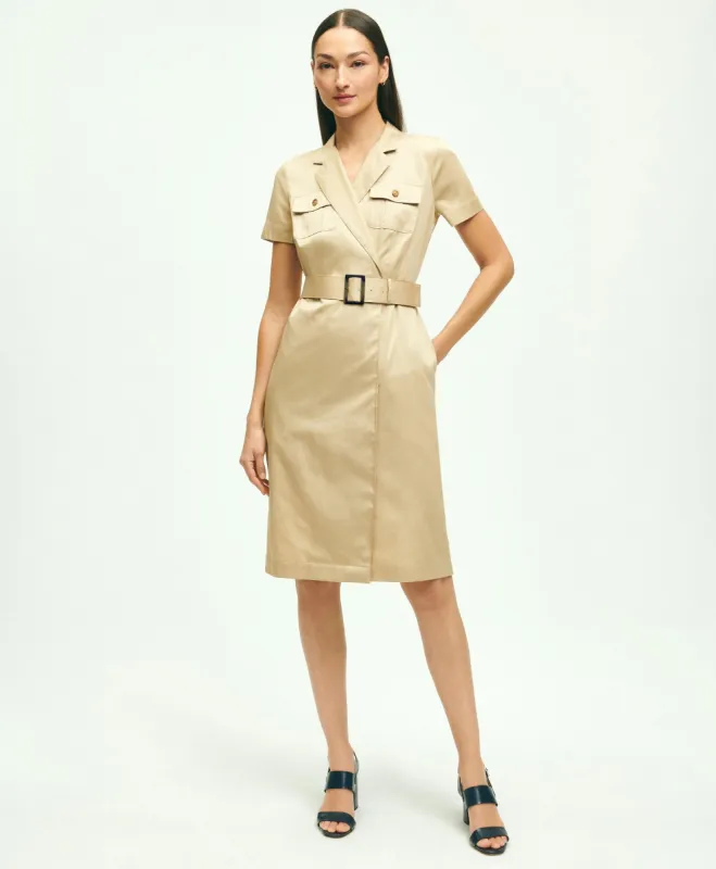 Cotton Belted Safari Shirt Dress sold by Brooks Brothers