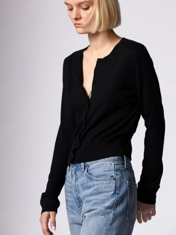 Rozeen Cashmere Cardigan sold by Equipment