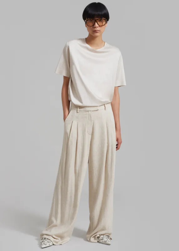 By Malene Birger Cymbaria Pants - Undyed | Parallel