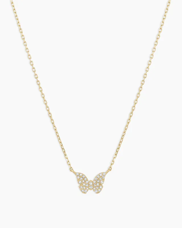 Diamond Butterfly Necklace sold by Gorjana