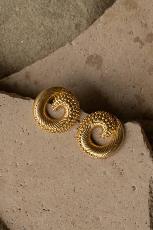 Gold Nova Earrings sold by JLUXLABEL