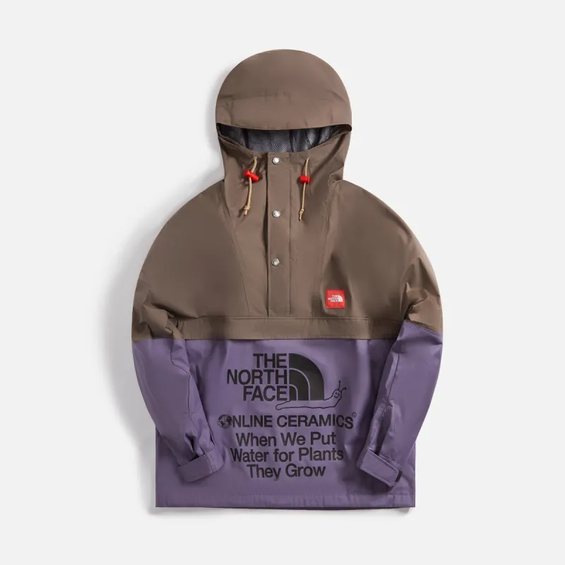 The North Face x Online Ceramics Windjammer - Falcon Brown / Lunar Slate sold by Kith