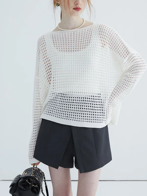 Cover Up Crochet Top sold by COMMENSE