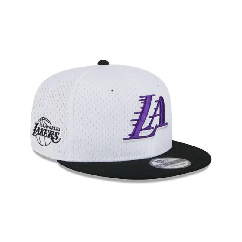 Los Angeles Lakers Mesh Crown 9FIFTY Snapback Hat sold by New Era