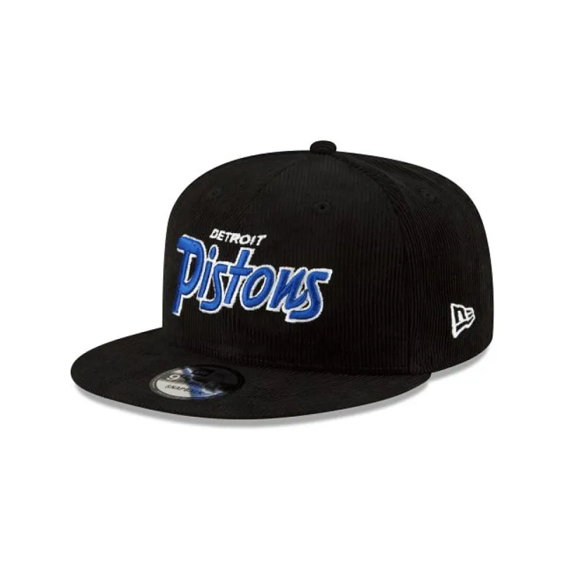 Detroit Pistons Dark Cord 9FIFTY Snapback Hat sold by New Era