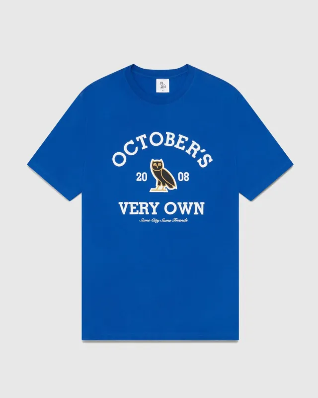 COLLEGIATE T-SHIRT - BLUE sold by OVO
