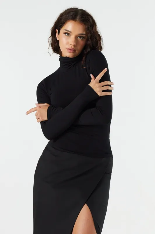 Turtleneck Long Sleeve Top sold by Urban Planet