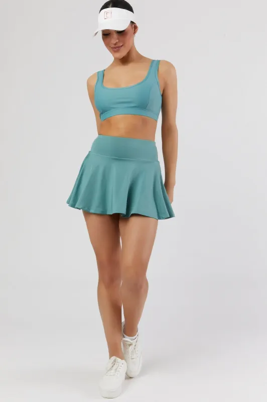 Coloured Pleated Pocket Tennis Skirt sold by Urban Planet