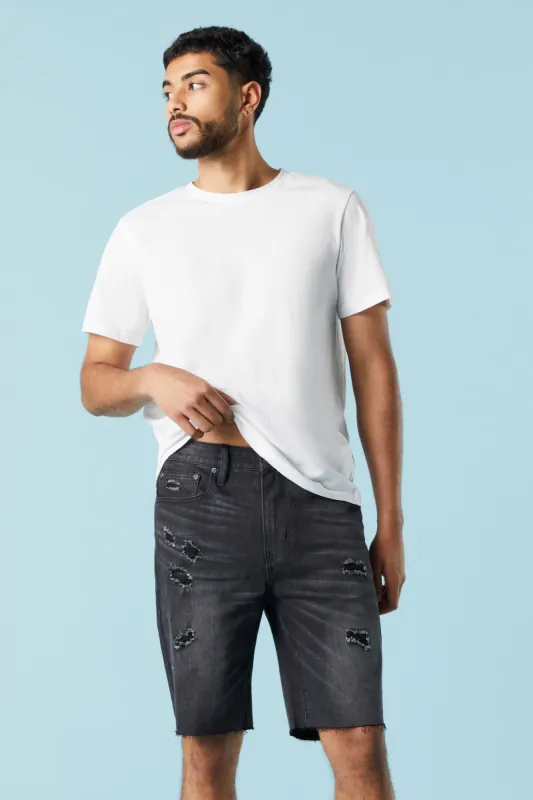 Distressed Denim Short sold by Urban Planet