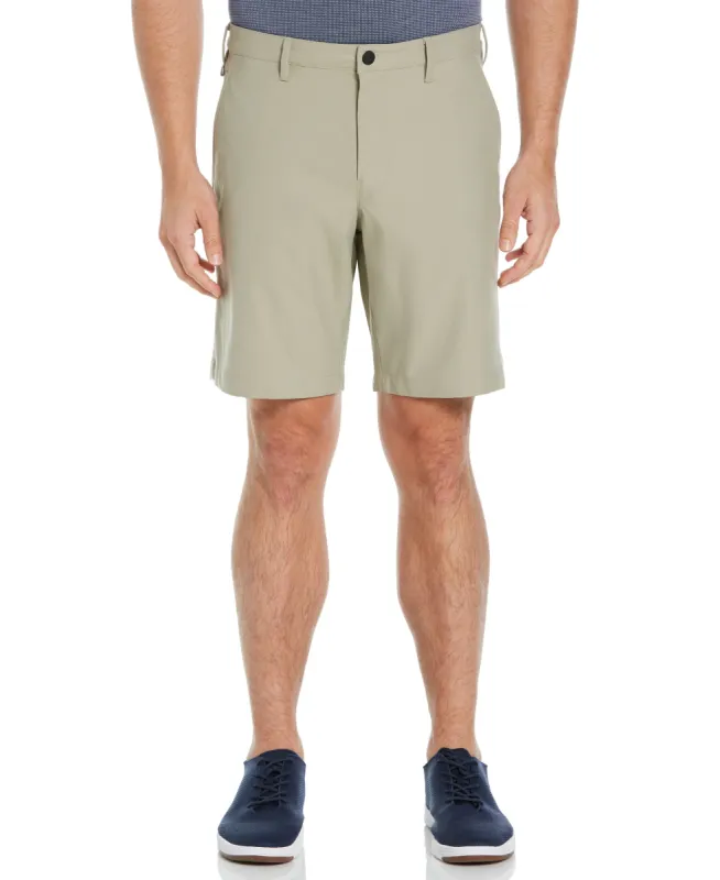Slim Fit Performance Flat Front Stretch Short sold by Perry Ellis