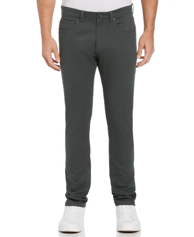 Very Slim Fit 5-Pocket Twill Stretch Pant sold by Perry Ellis