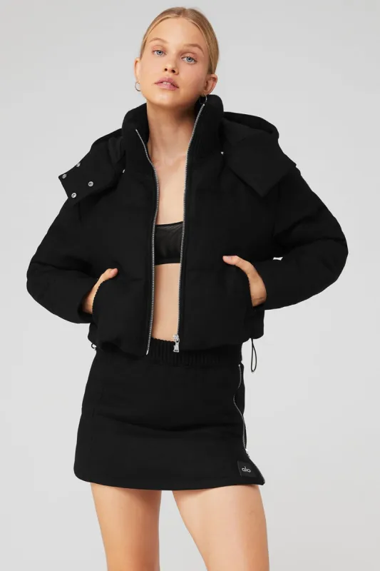 Polaris Puffer Jacket - Black sold by Alo Yoga