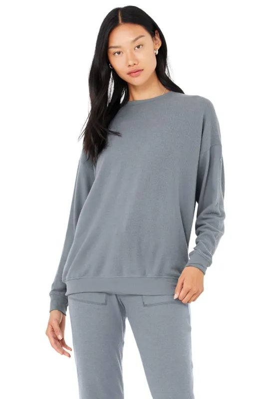 Soho Pullover - Steel Blue sold by Alo Yoga