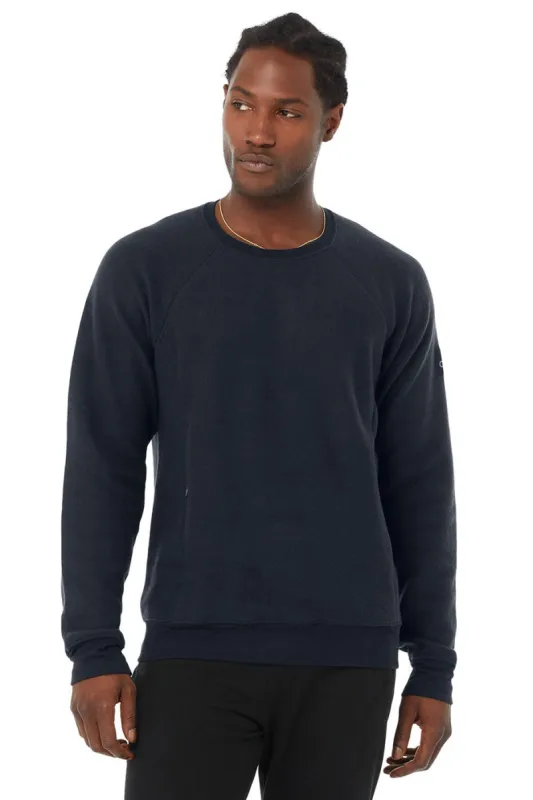 Triumph Crew Neck Sweatshirt - Dark Navy sold by Alo Yoga