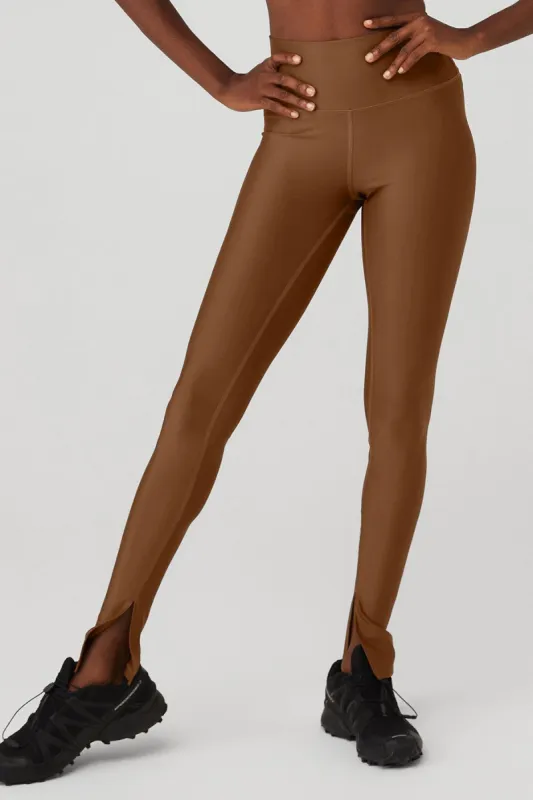 Airlift High-Waist Elongated Legging - Cinnamon Brown sold by Alo Yoga