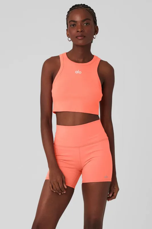 ブラジャー [Alo Yoga] Aspire Tank Alo Aspire Tank White-Black XS - Lingerie - Free Shipping