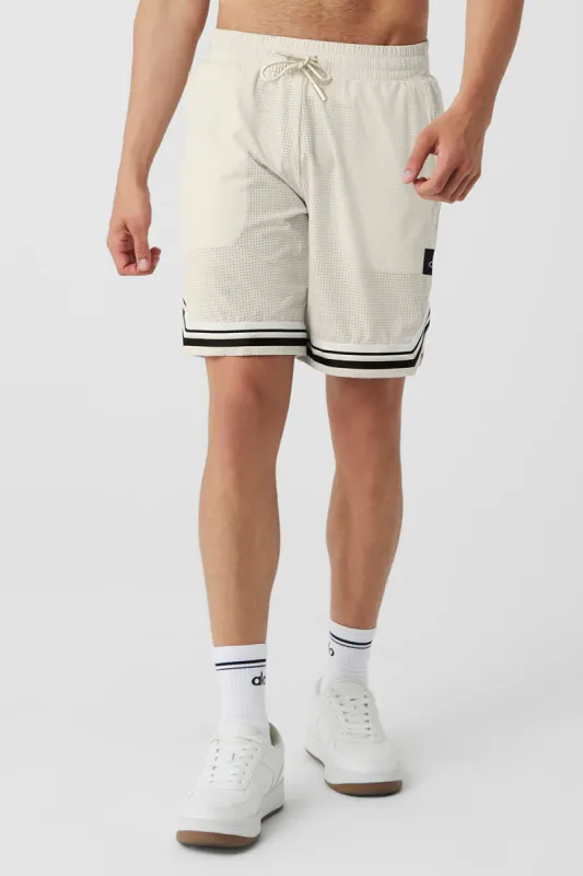 9" Traction Arena Short - Bone sold by Alo Yoga